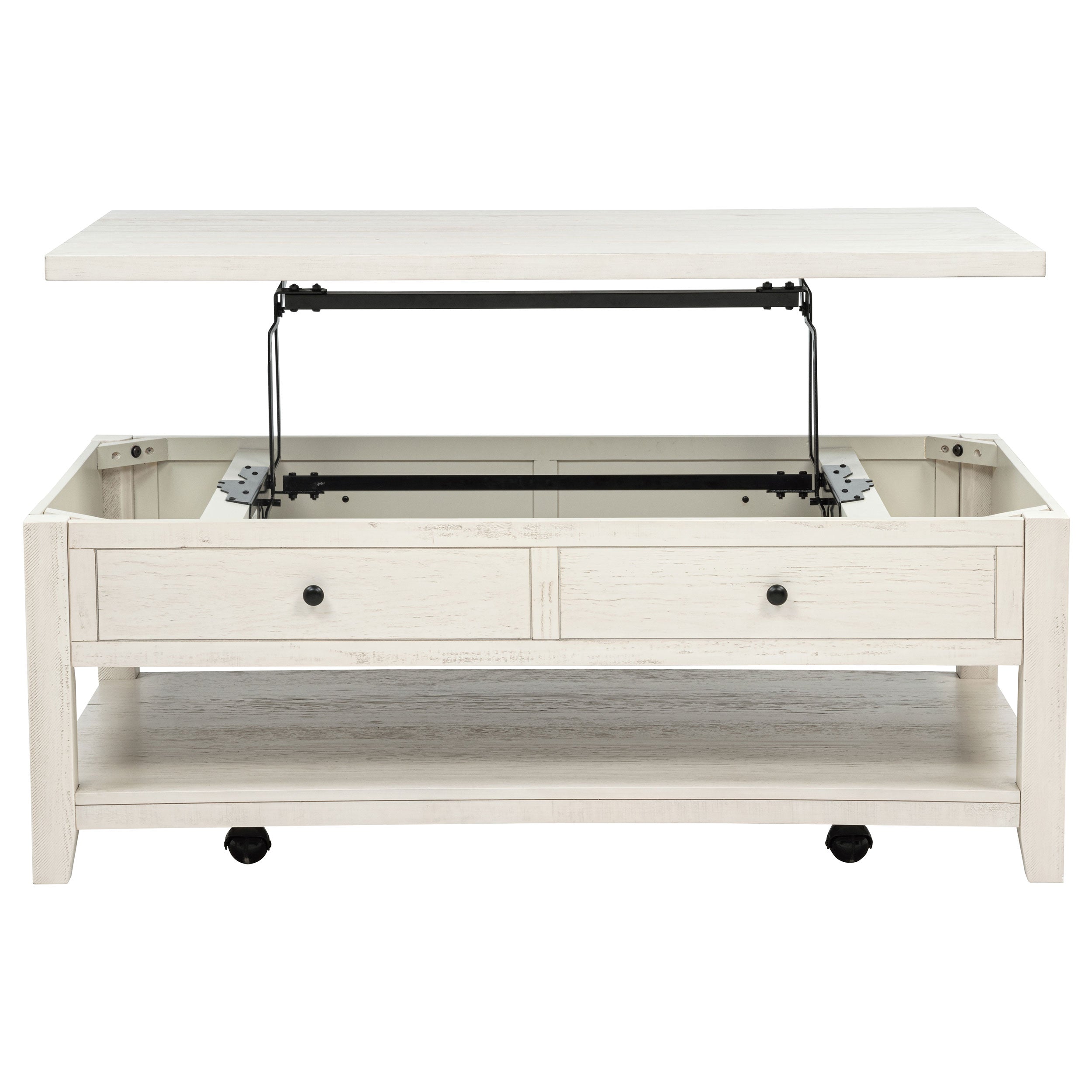 Payne 48-inch Mobile Lift Top Coffee Table Distressed