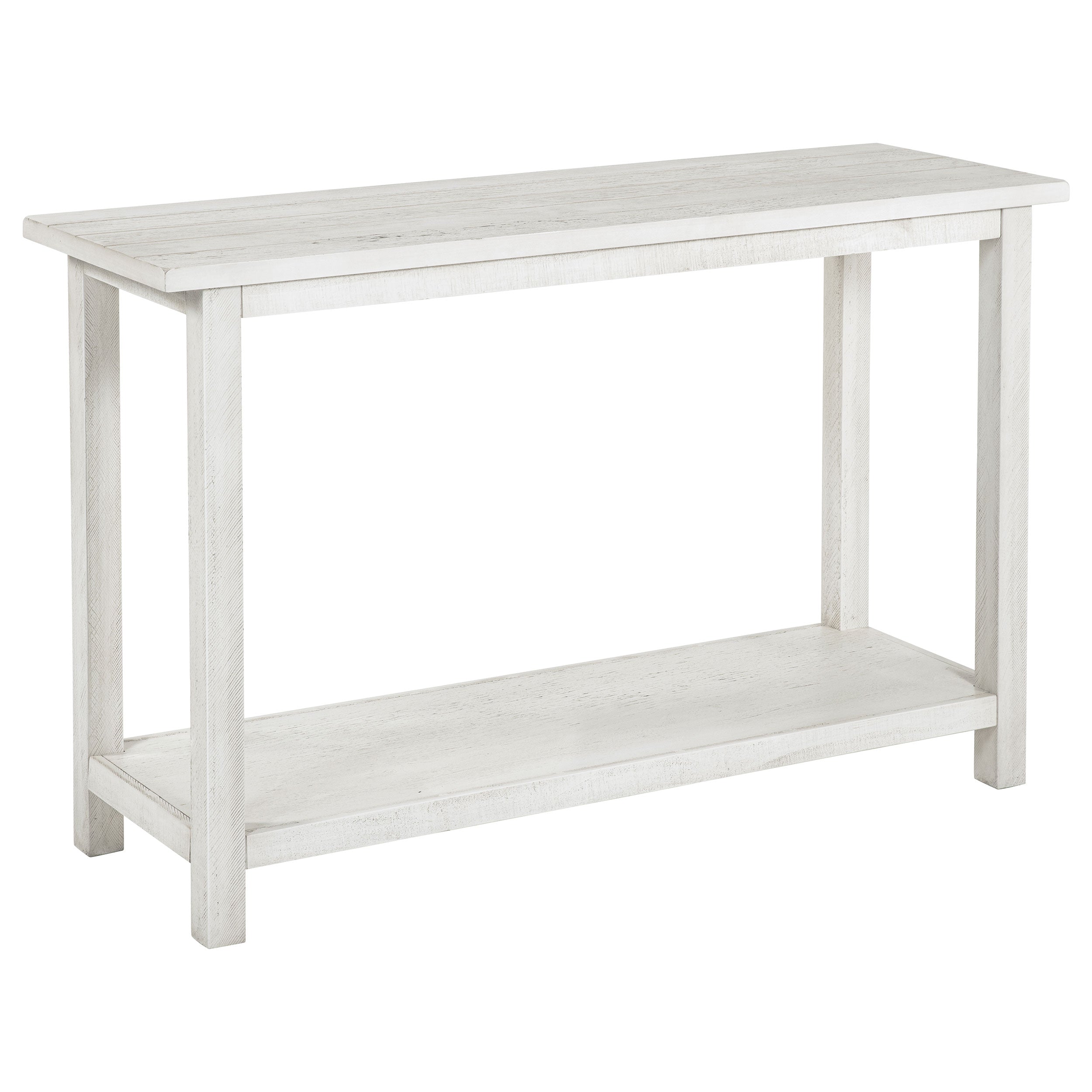 Payne Wood Entryway Sofa Console Table Distressed Brown