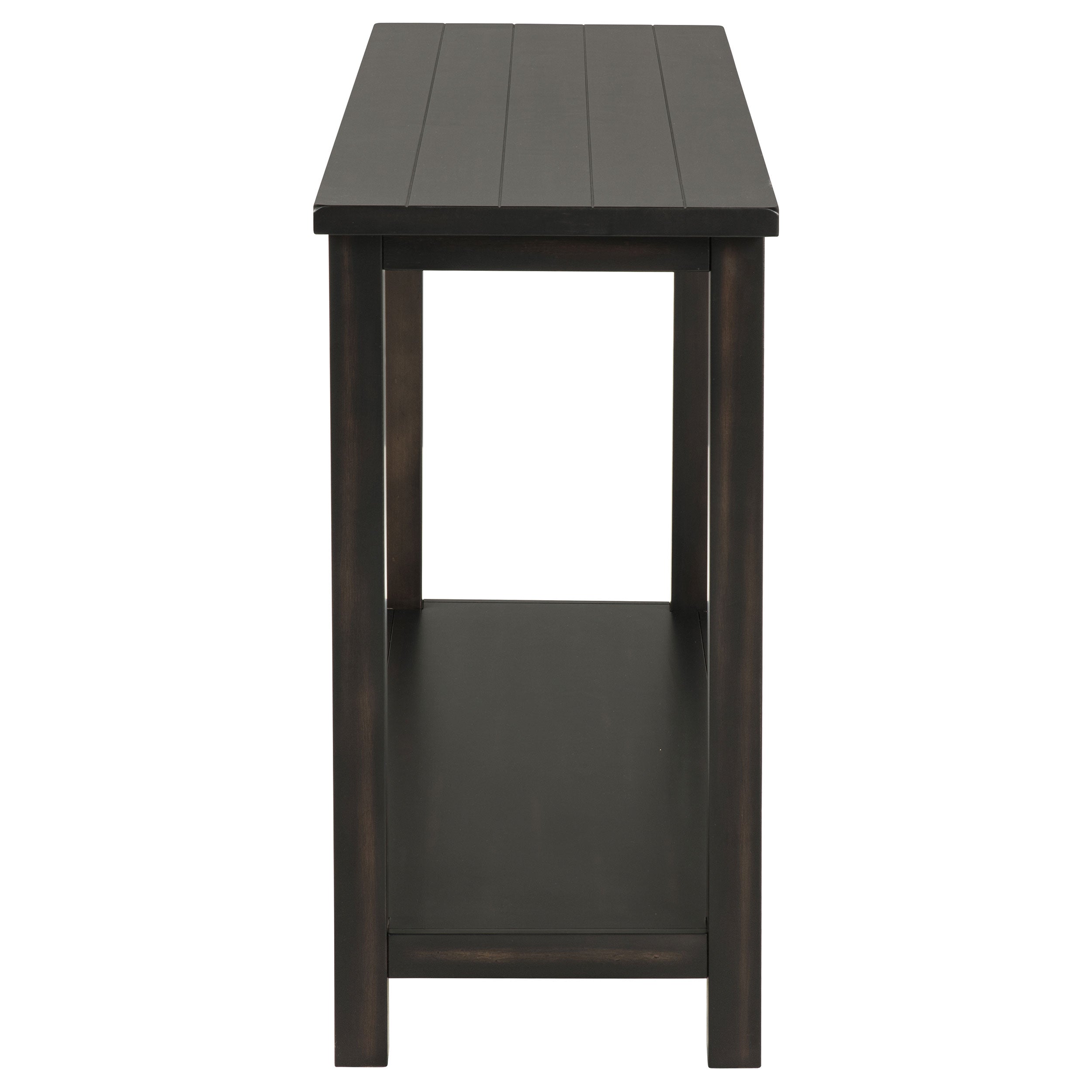 Payne Wood Entryway Sofa Console Table Distressed Brown