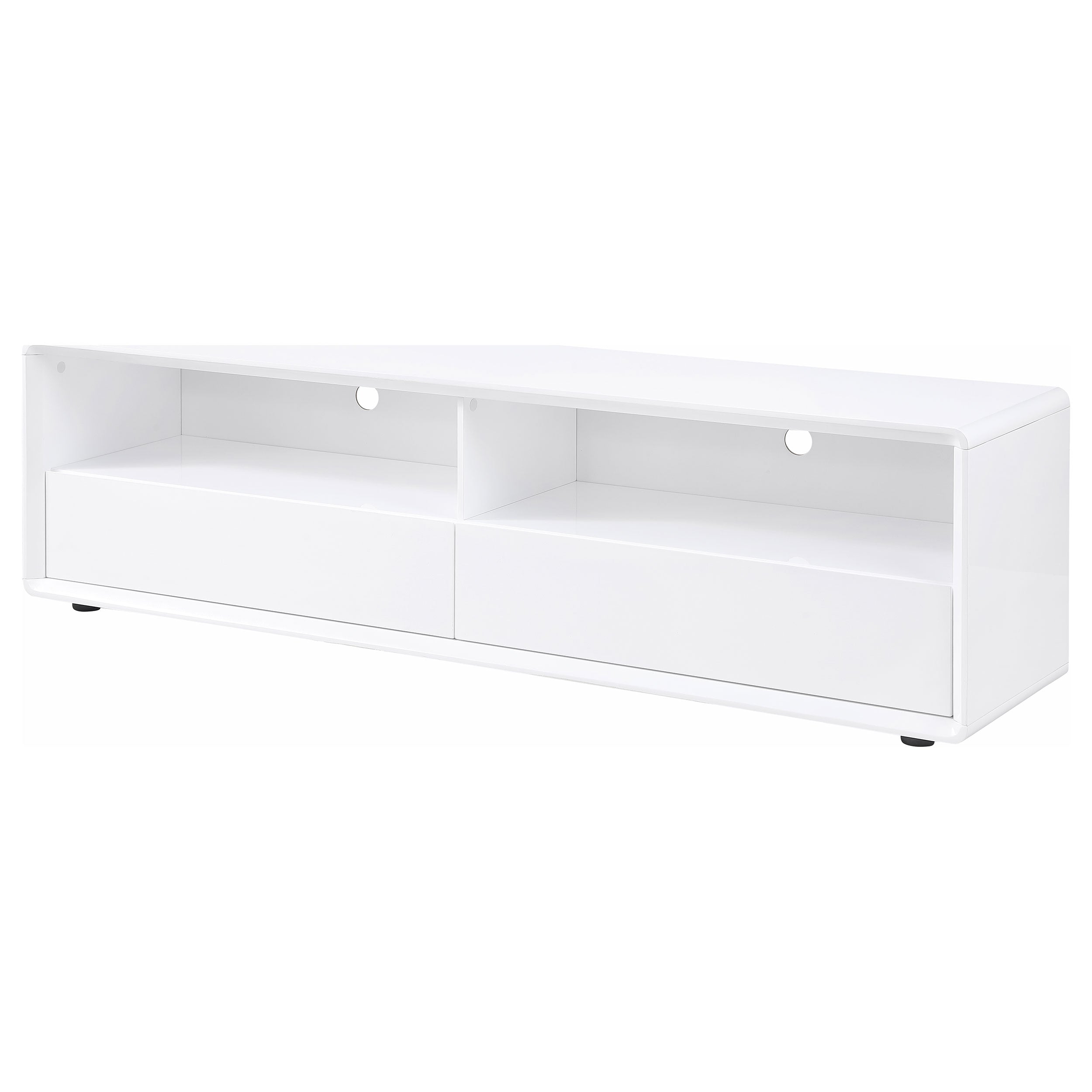 Elkton 2-drawer Engineered Wood 59-inch TV Stand Mango