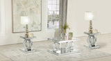 Breena Mirrored Coffee and End Table Set