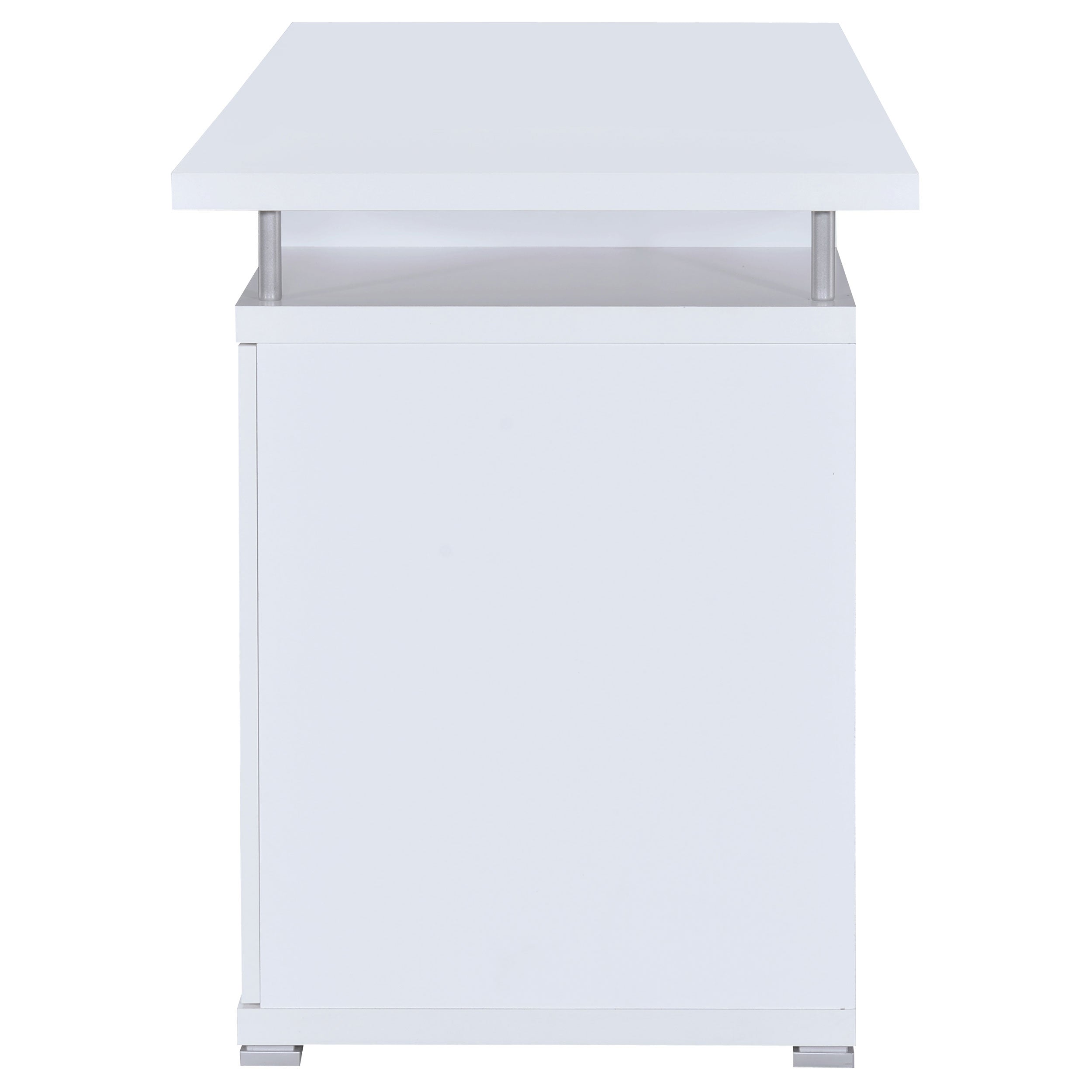 Tracy 2-drawer Computer Desk White