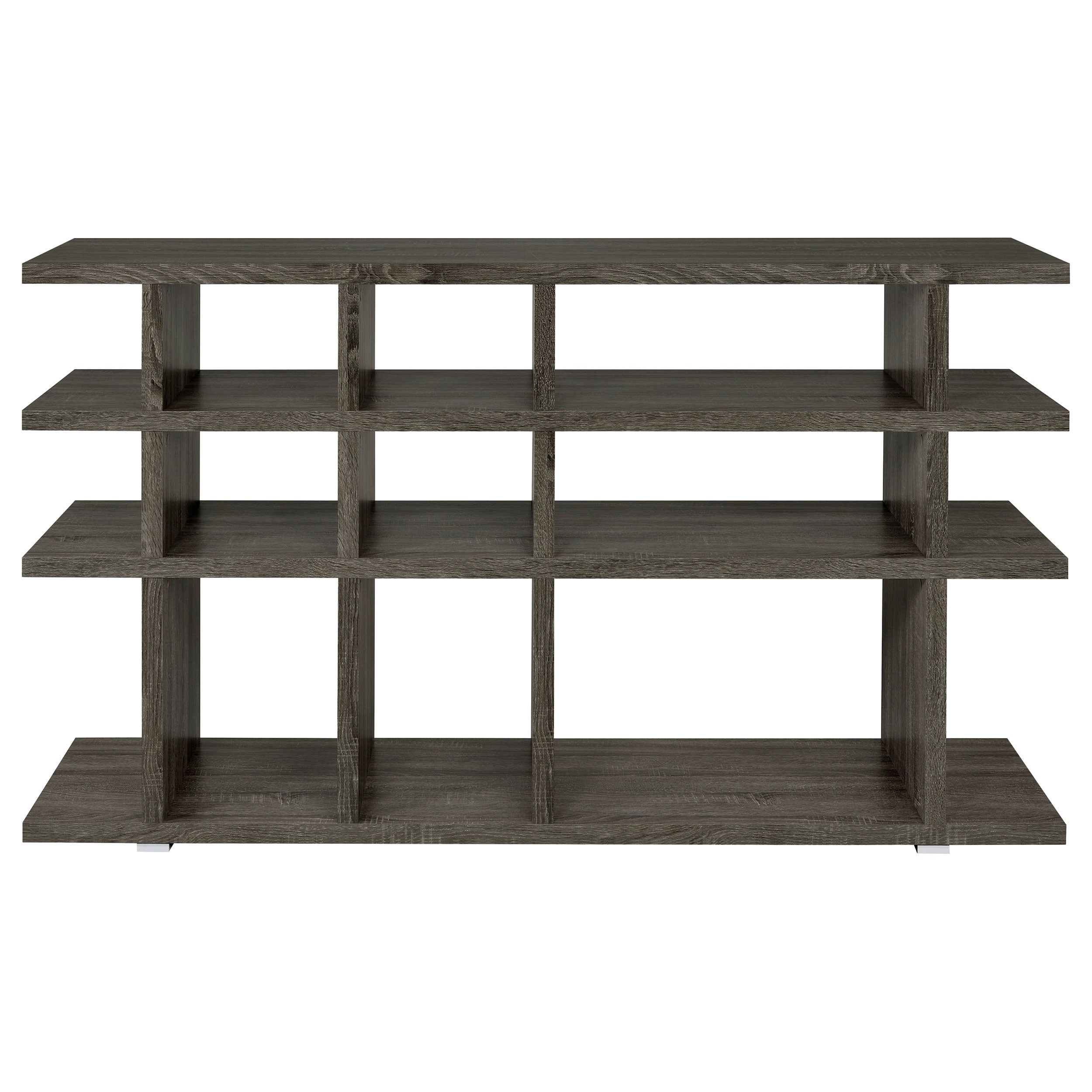 Santos 3-tier Bookcase Weathered Grey