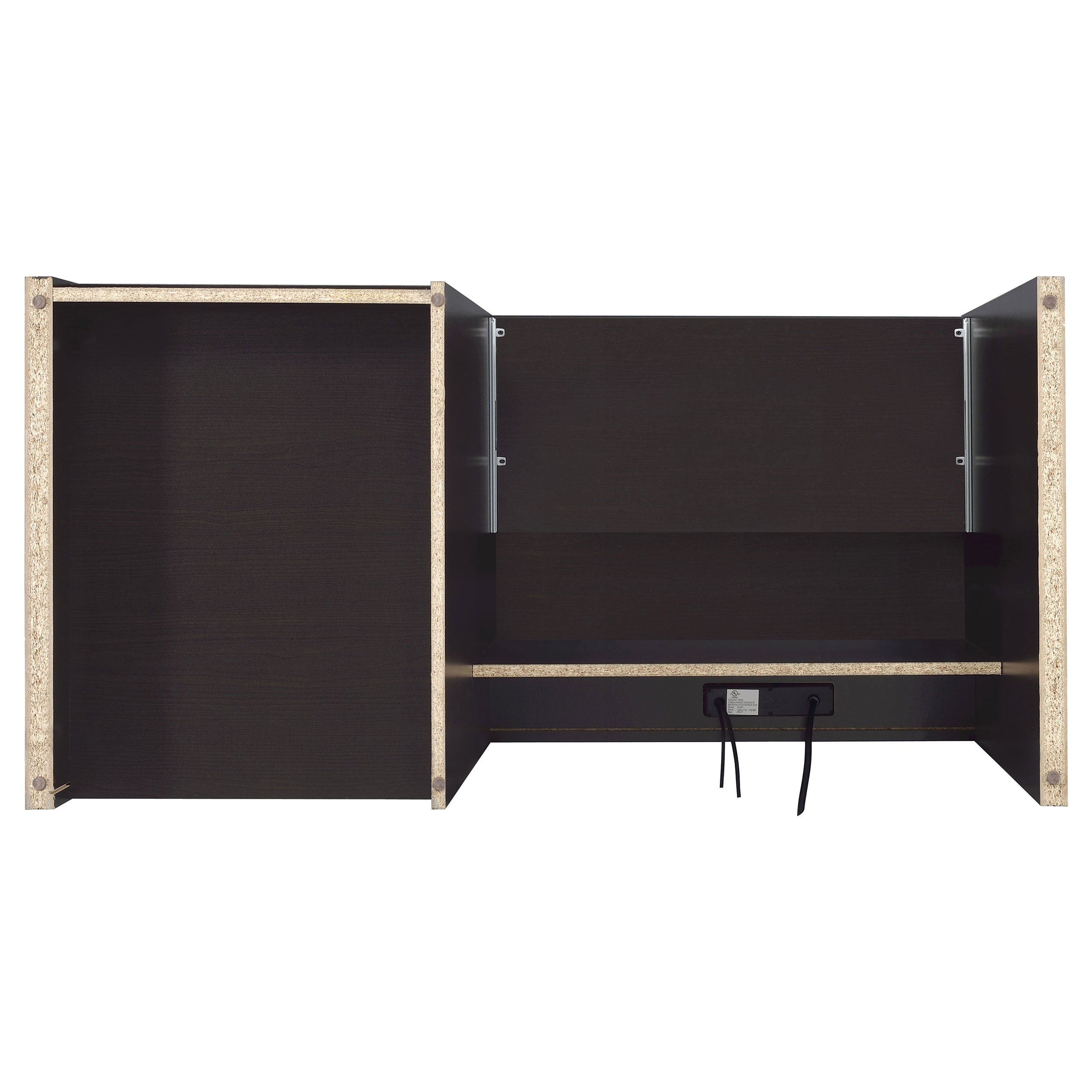 Halston Rectangular Connect-it Office Desk Cappuccino