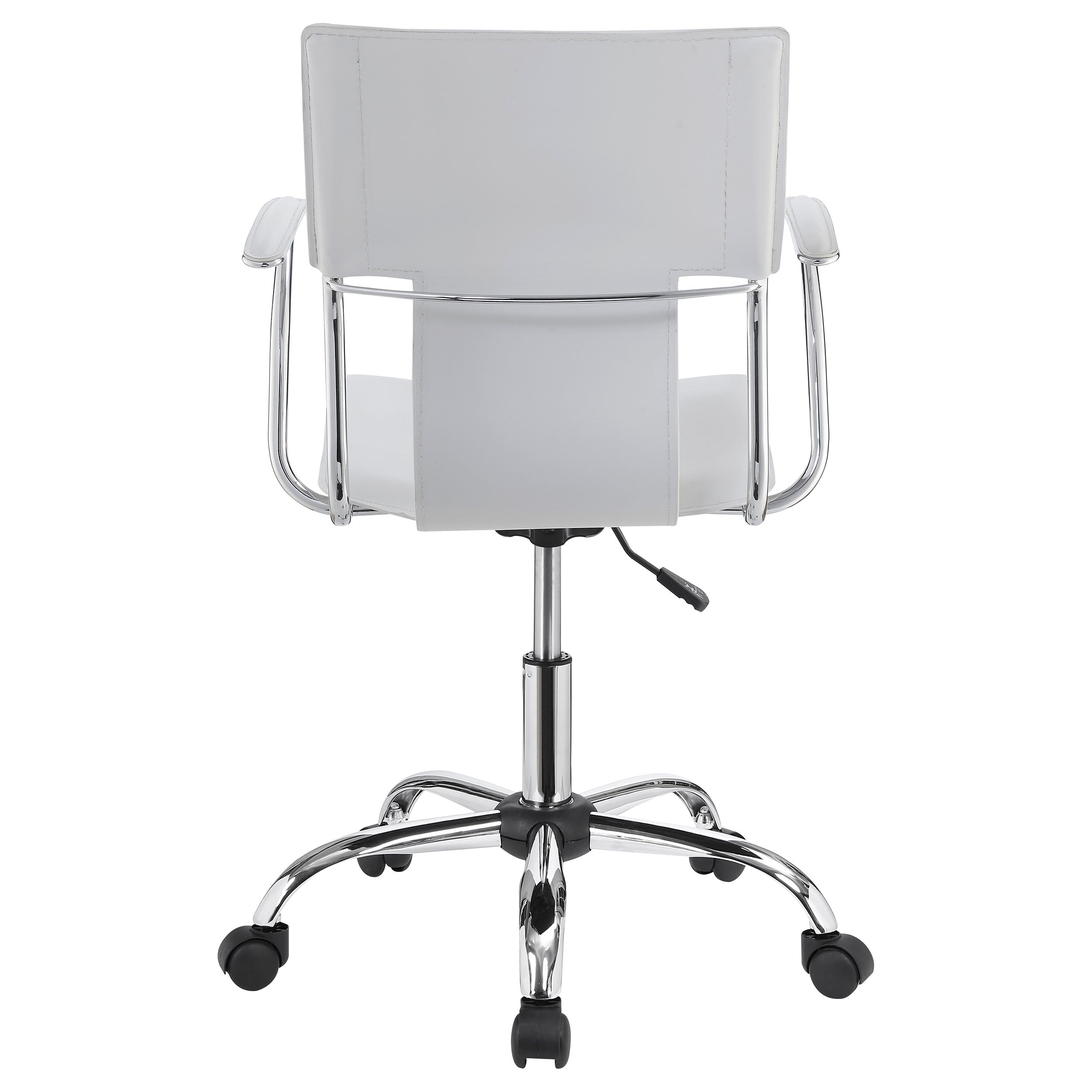 Himari Adjustable Height Office Chair White and Chrome