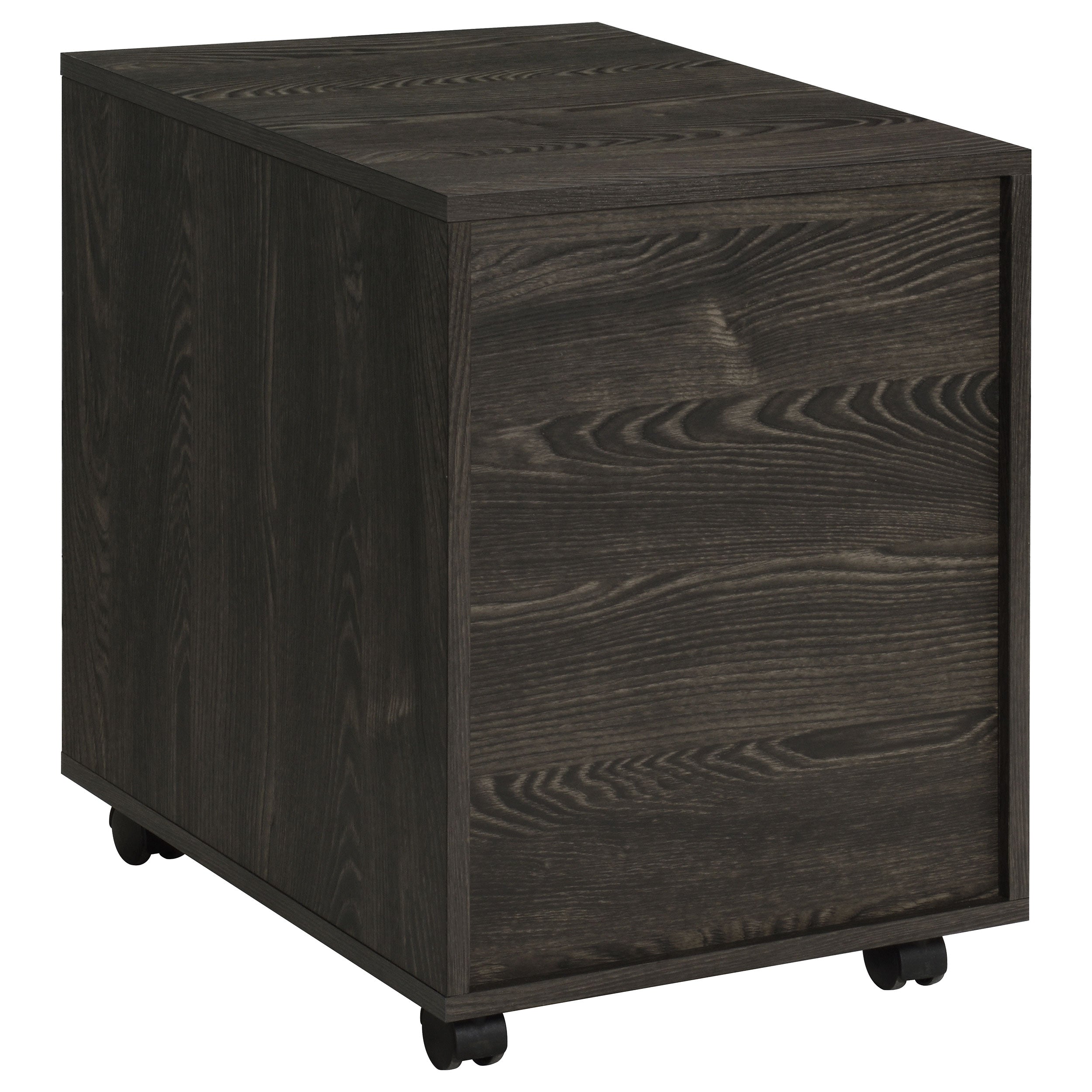 Noorvik 2-drawer Mobile File Cabinet Dark Oak