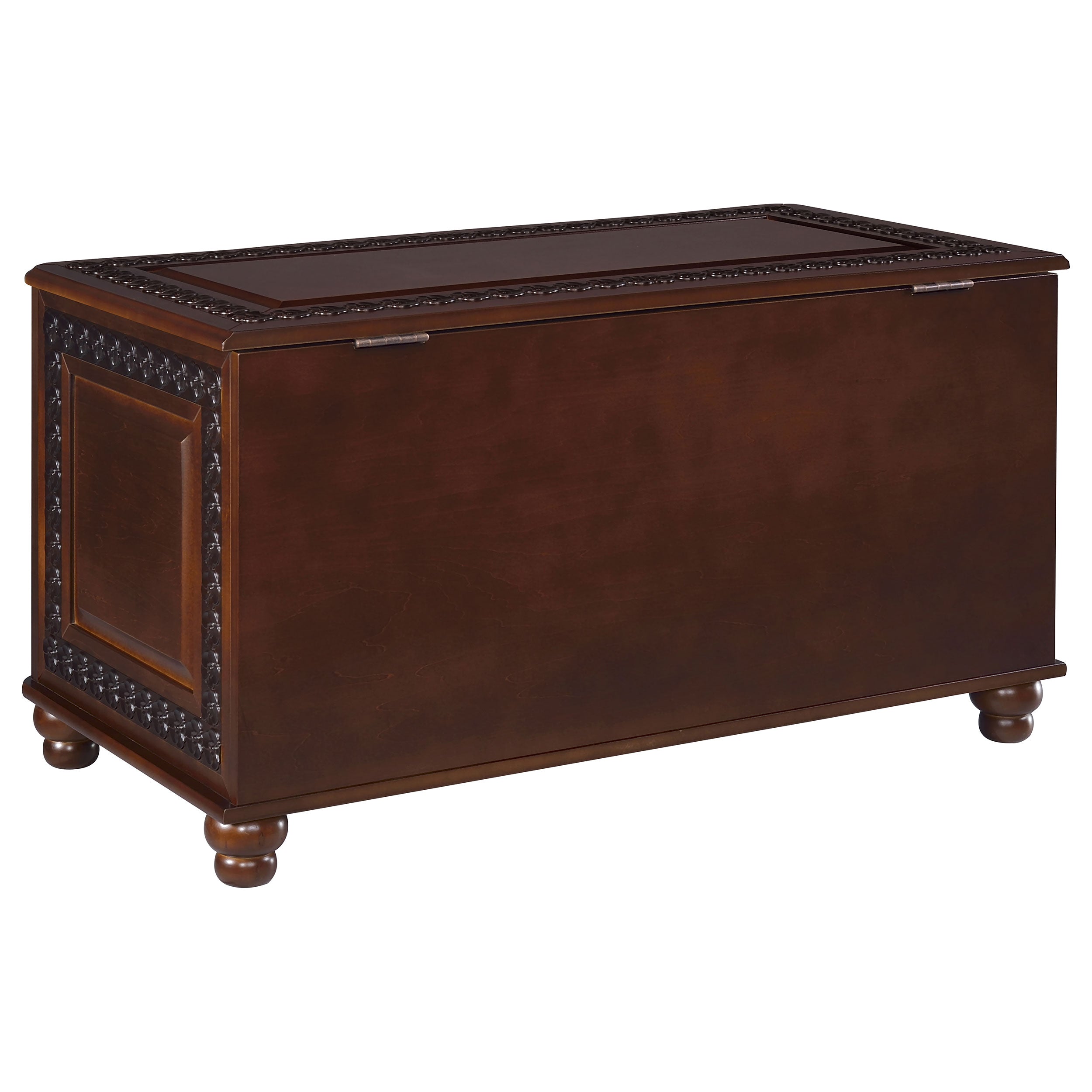 Finlay Flip Open Storage Cedar Chest Deep Tobacco