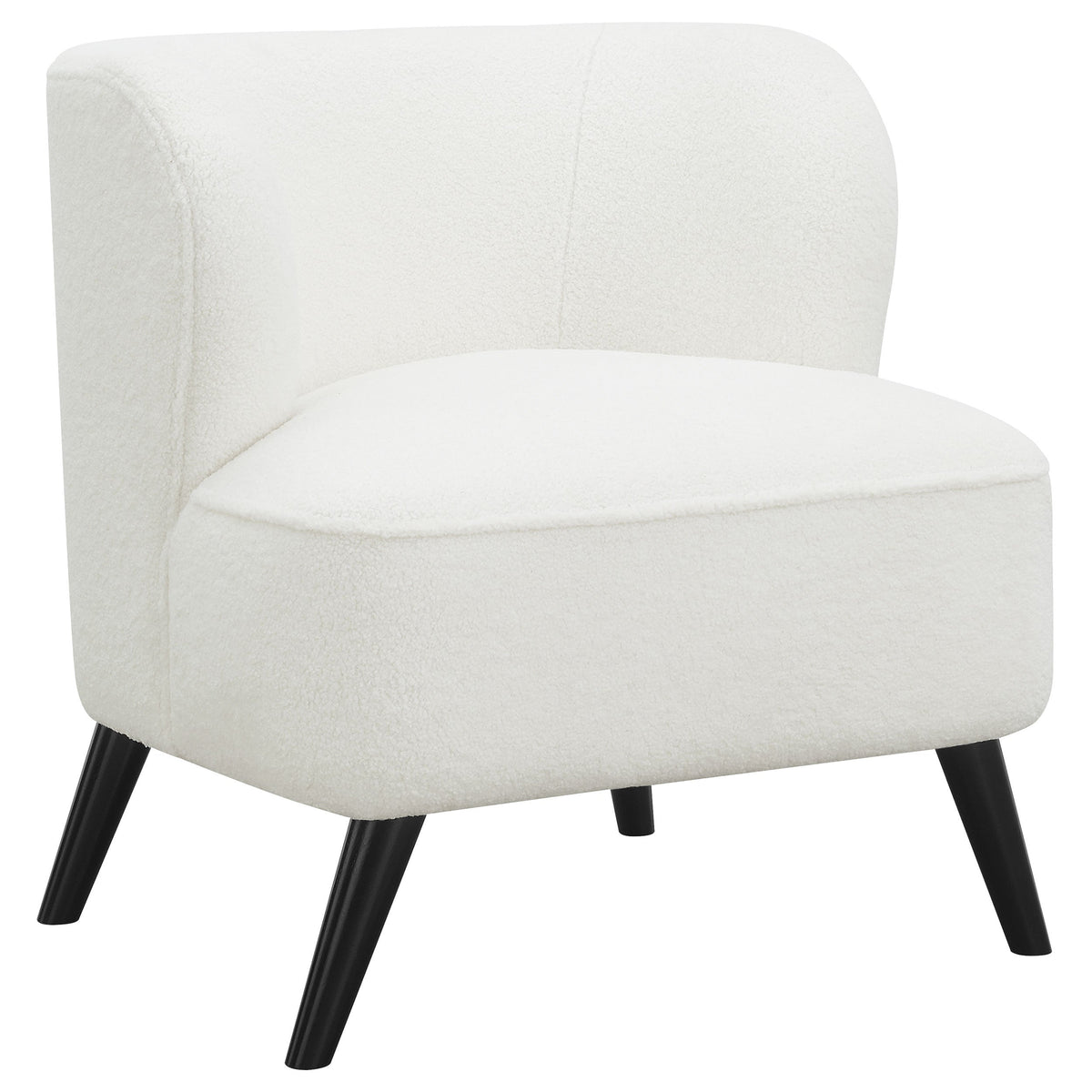 Alonzo Upholstered Track Arms Accent Chair Natural