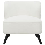 Alonzo Upholstered Track Arms Accent Chair Natural