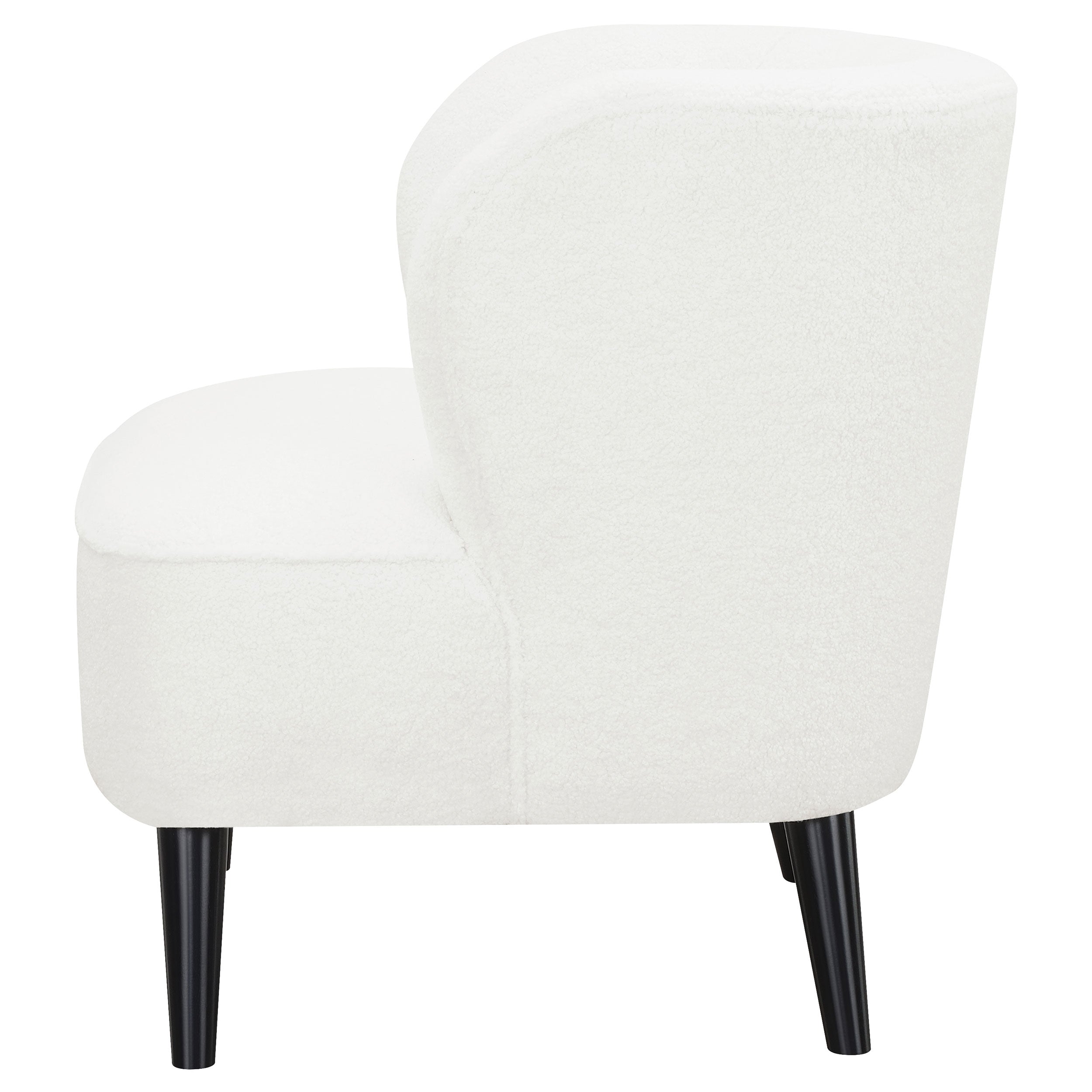 Alonzo Upholstered Track Arms Accent Chair Natural