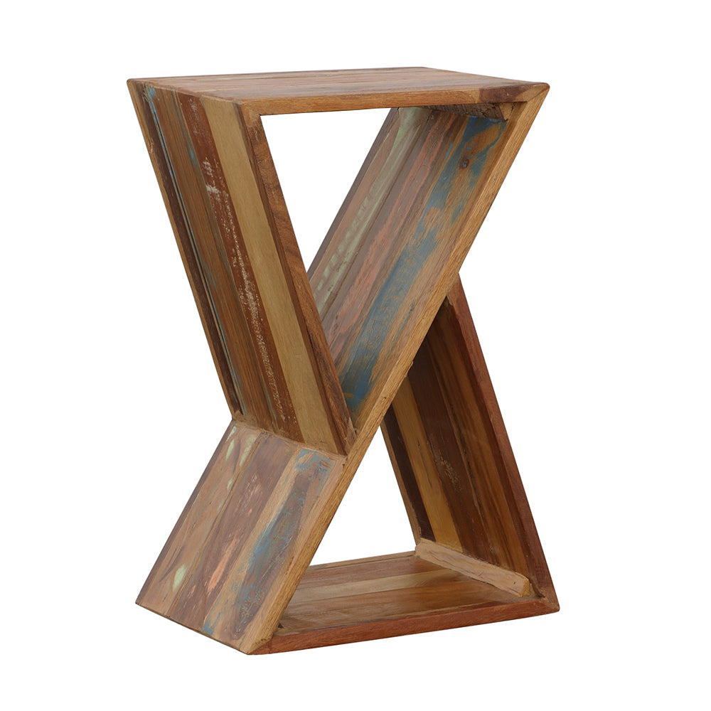 Lily Geometric Accent Table Natural