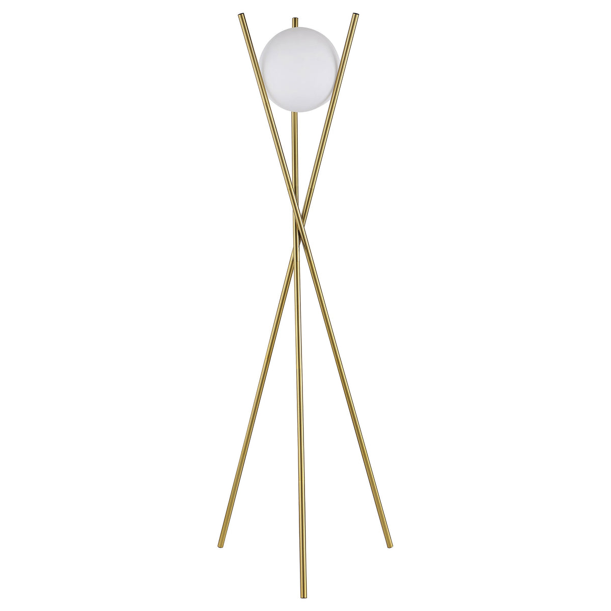 Yamileth Tripod Floor Lamp Gold