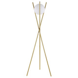 Yamileth Tripod Floor Lamp Gold