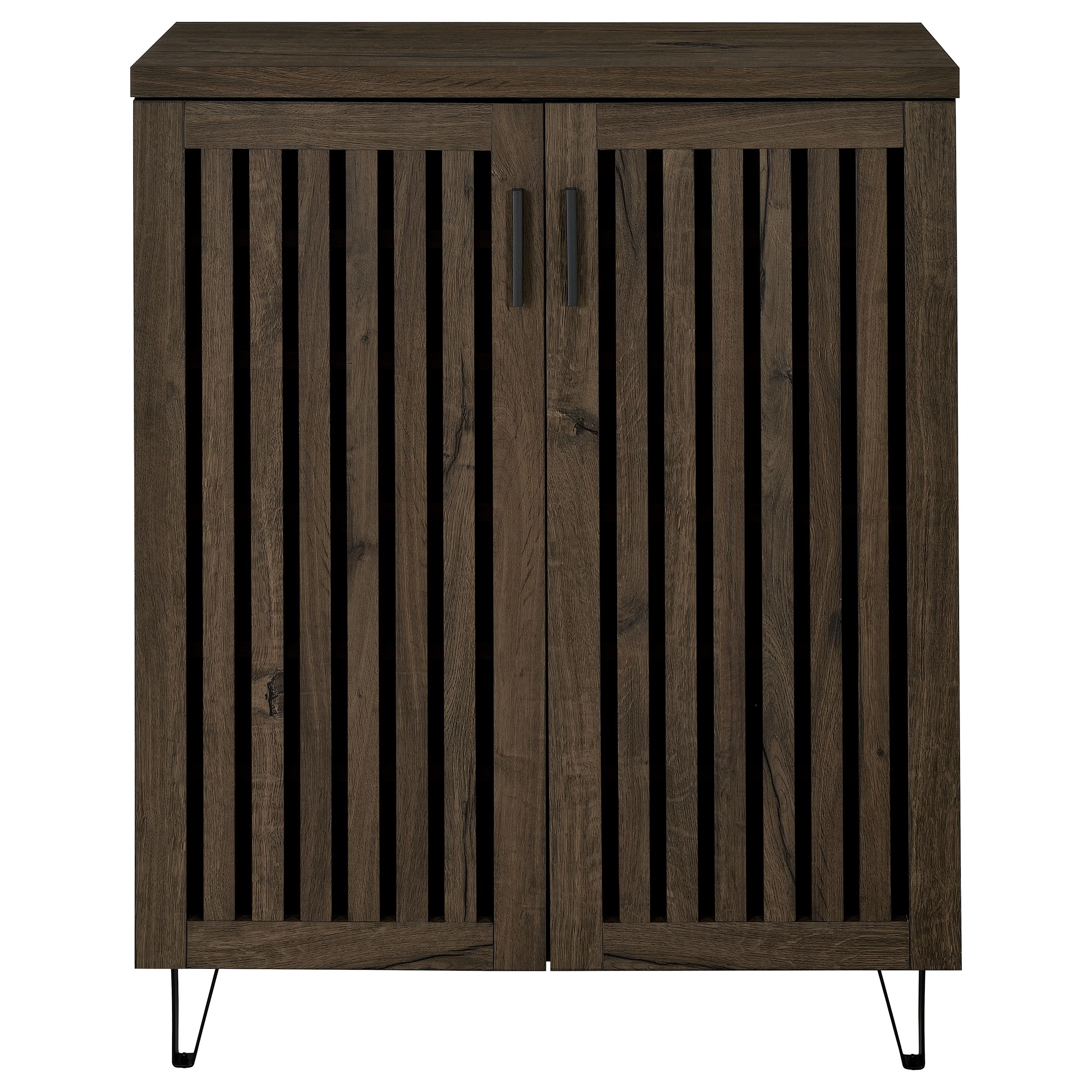 Brixton 2-door Entryway Shoe Storage Cabinets Black