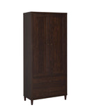 Wadeline 2-door Tall Accent Cabinet Rustic Tobacco