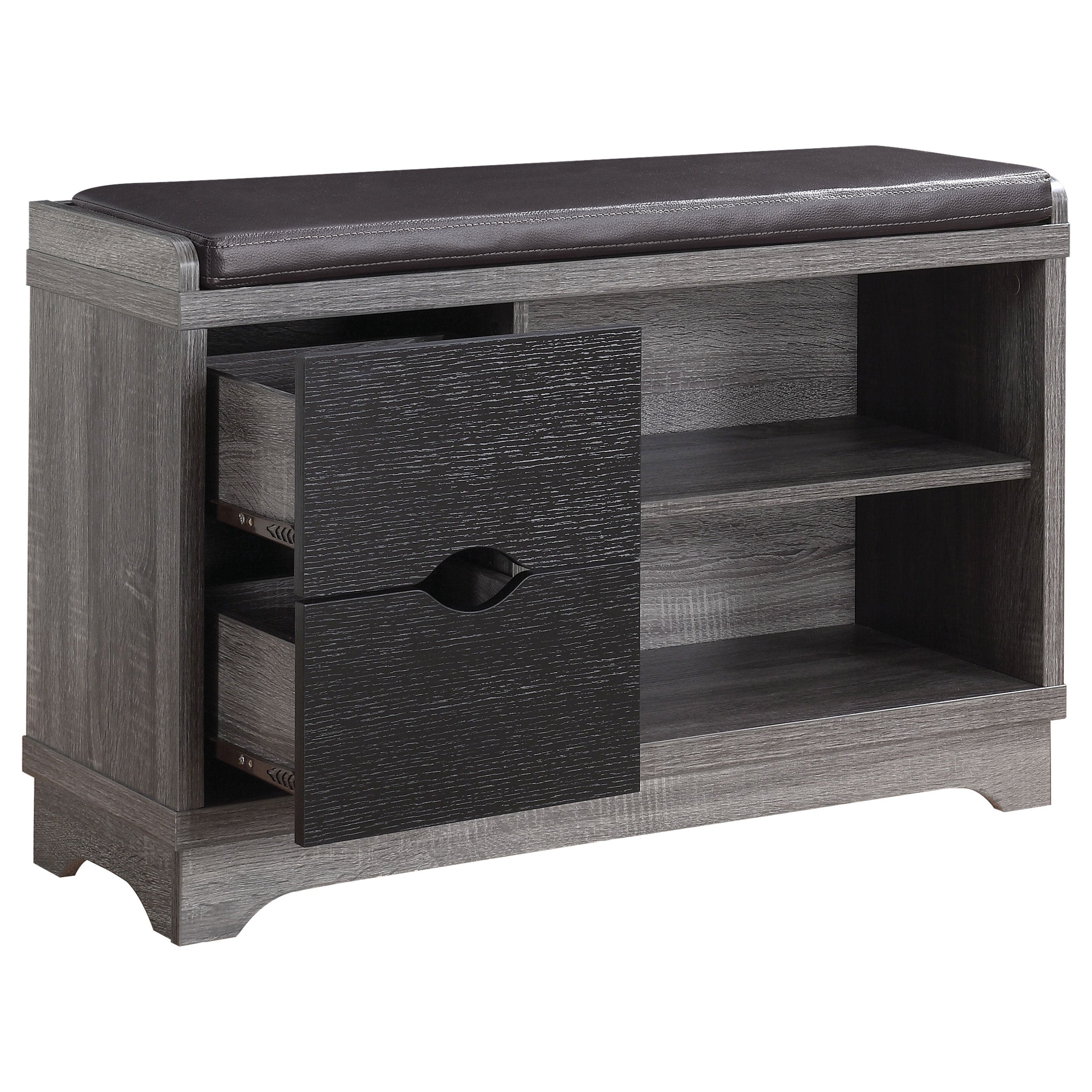 Samir Lift Top Storage Bench Charcoal