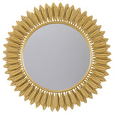 Tuscany 35 x 35 Inch Sunburst Wall Mirror Gold