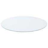 36-inch 6mm Round Clear Tempered Glass Top