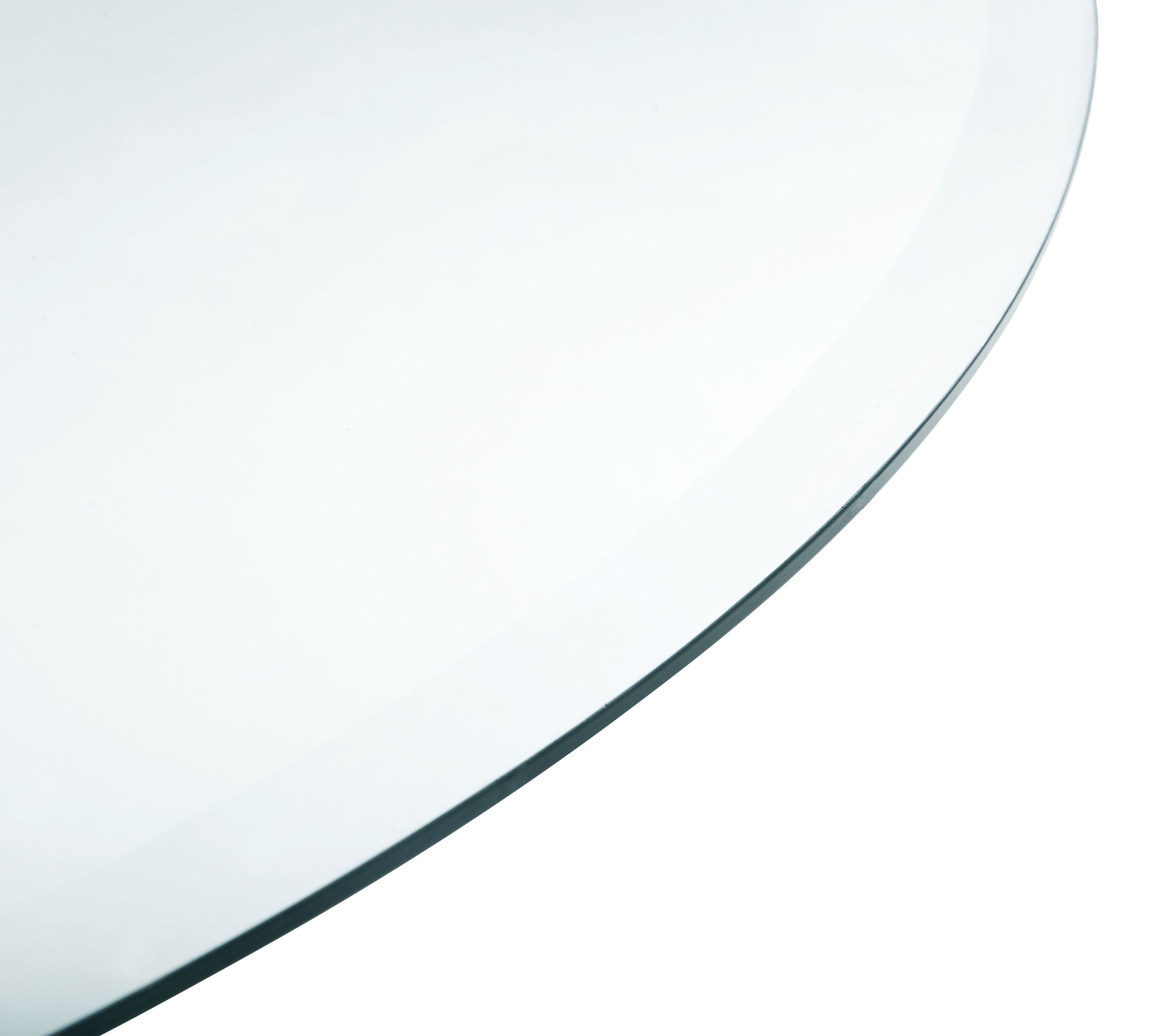 36-inch 6mm Round Clear Tempered Glass Top