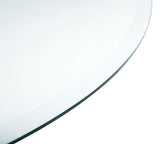 48-inch 6mm Round Clear Tempered Glass Top