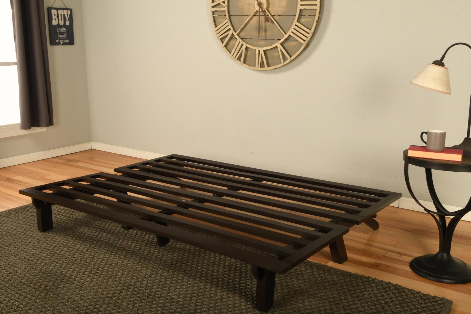 Carson Full-size Frame includes Linen Mattress