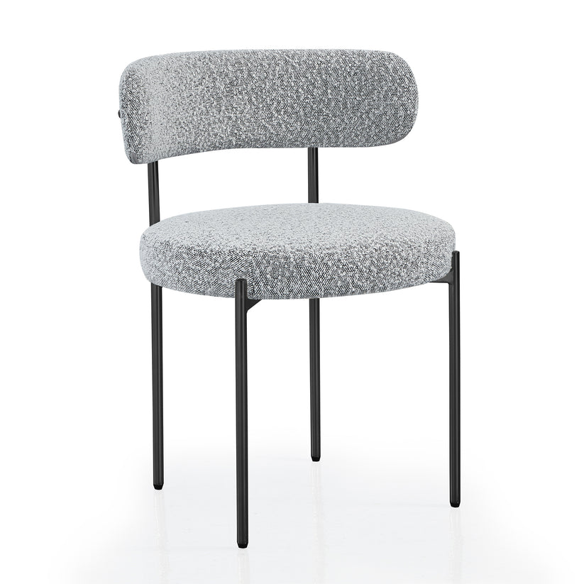 Stylish Granule Fabric Chairs Set