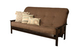 #6000 276 Coil Hinged Queen-size Futon Mattress in Linen Cocoa