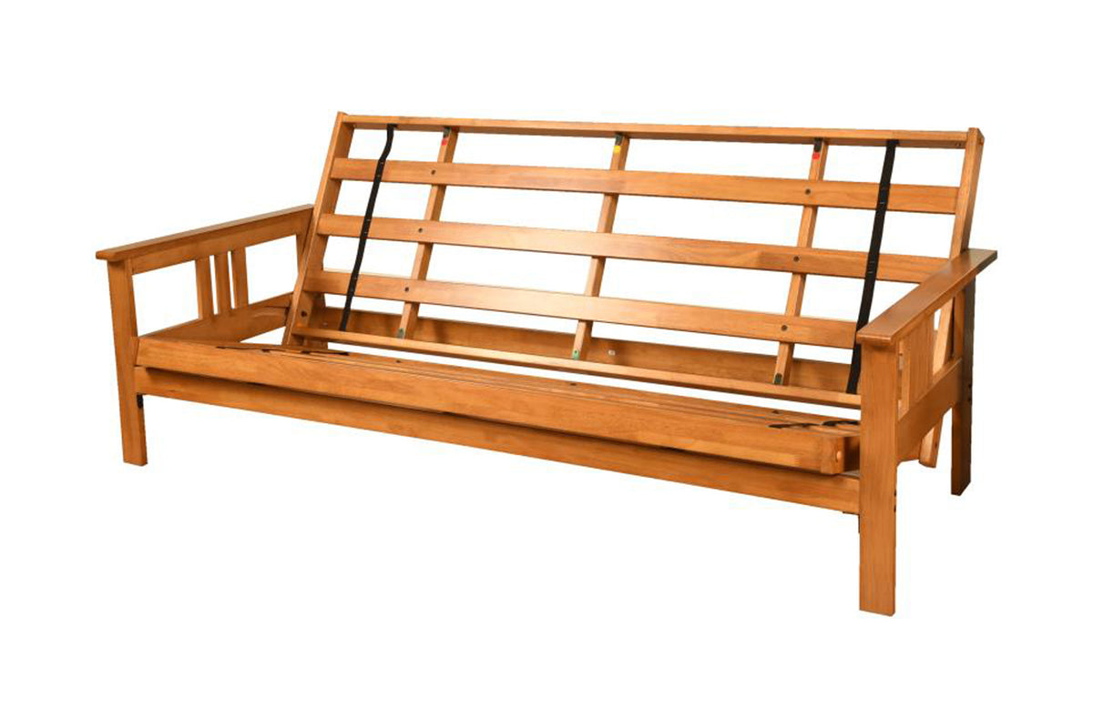 Monterey Full Size Futon Frame in Butternut