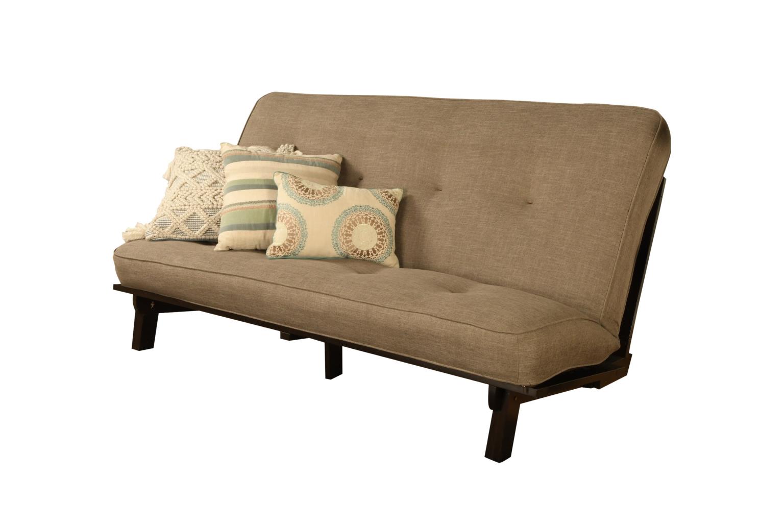 Carson Full-size Frame includes Linen Mattress