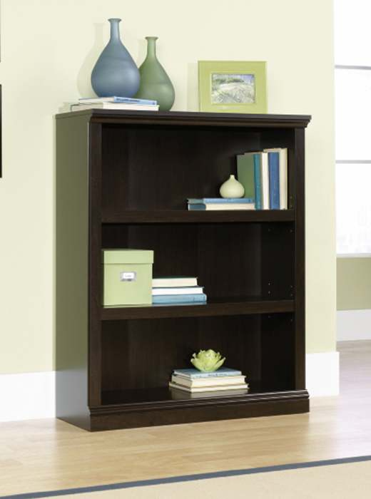 Bookcase Select - 3 Shelf Dark Brown - Affordable Portables