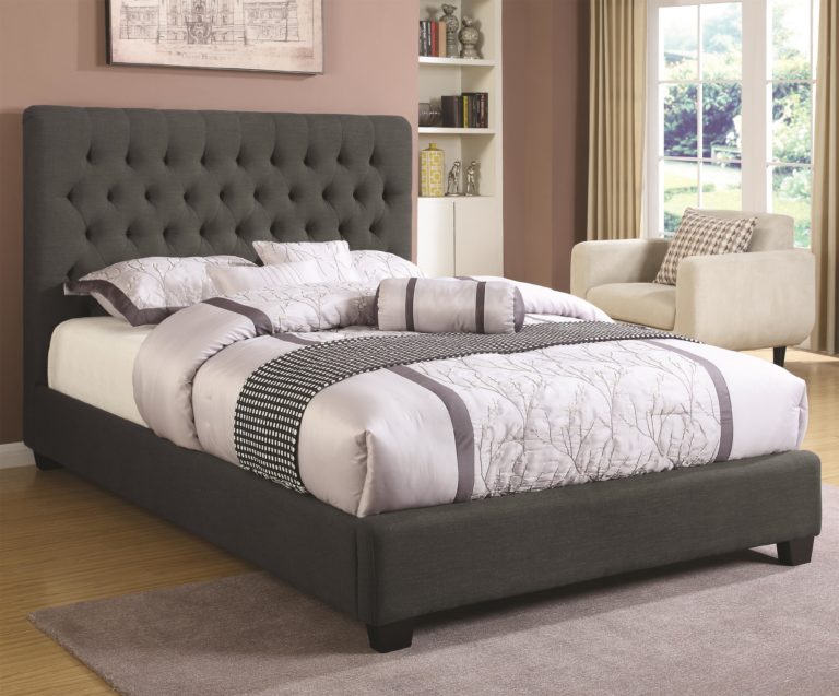 Upholstered Charcoal Headboard Affordable Portables