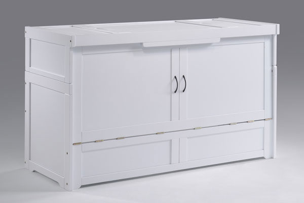 Murphy Cube 2 Bed in White - Affordable Portables
