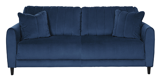 Enderlin Sofa in velvety blue